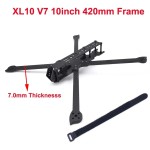 Original XL10 10inch Carbon Fiber Frame 420mm Wheelbase 7mm Thickness Arm TrueX 10''Frame for Long Range RC Drone Accessories